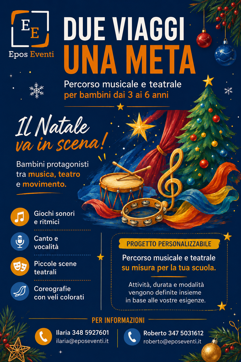 Locandina del progetto Due viaggi, una meta